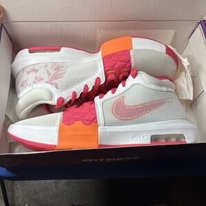 Nike LeBron Witness 8 Dunkin Donuts Shoes FB2239-104 Size 12 Mens NEW